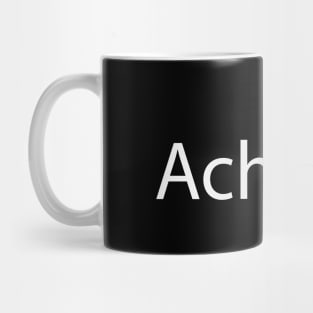 Achieve artistic typography design Mug